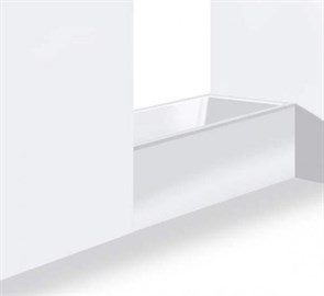 Панель для ванны Duravit DuraStyle DS 8949 82 вариант для ниши, акрил матовый DS-8949-82