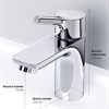 Смеситель для раковины AM.PM X-Joy S F85B02100 F85B02100 - фото 53186