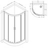 Душевое ограждение 90x90 AM.PM Gem W90G-401-090WT прозрачное стекло без поддона W90G-401-090WT - фото 54772